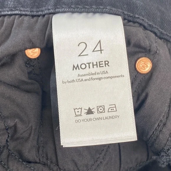 MOTHER High Waisted Rider Skip Jean in Not Guilty Size 24 - Picture 11 of 13